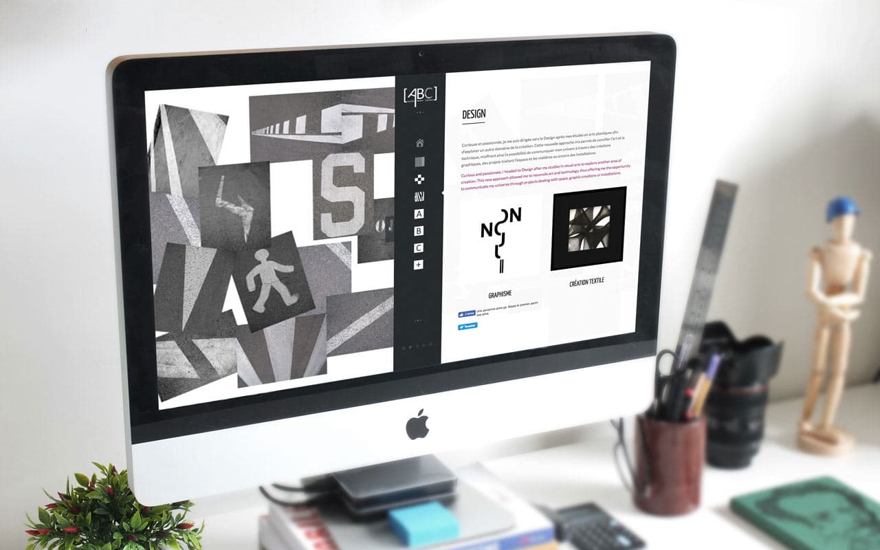 Aurélie Bellon Création - Site vitrine sur Wordpress