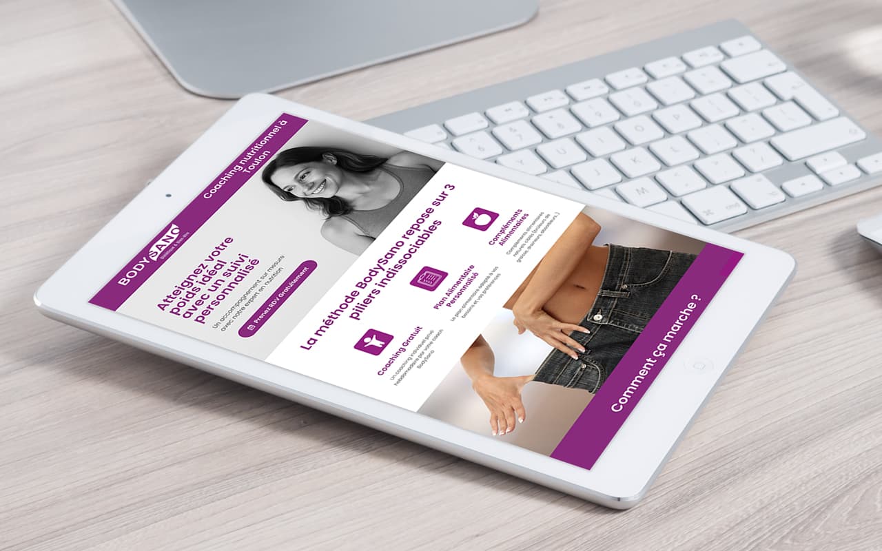 BodySano Toulon - Landing page optimisée SEO pour campagne Google Ads