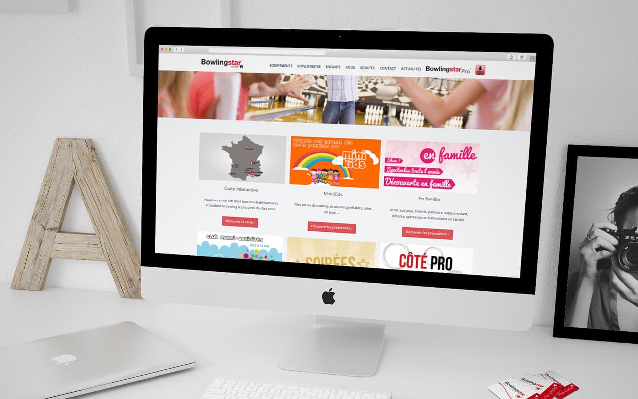 BowlingStar - site B2C 1er groupe français de bowling + système cartes de fidélité