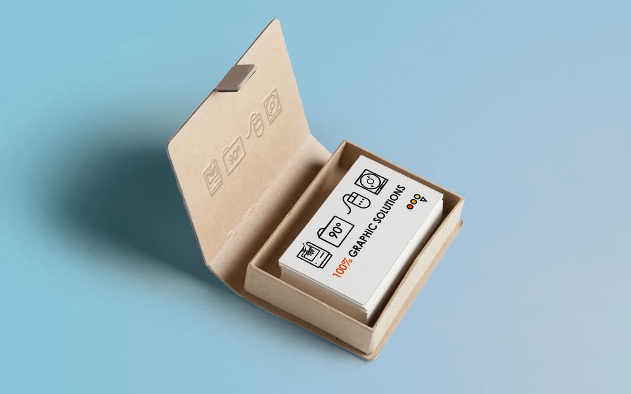 Cartes de visite - Concept, illustration, impression