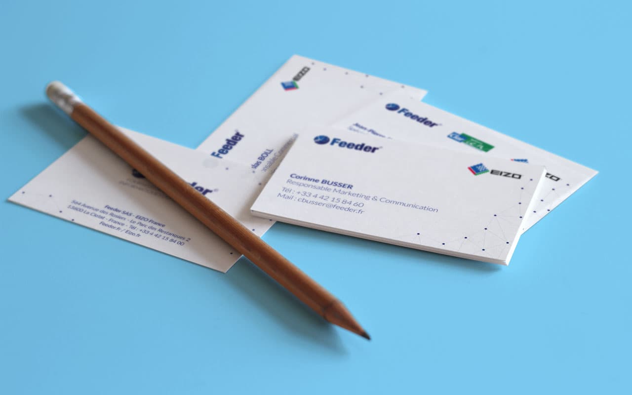Feeder / EIZO France - Cartes de visite groupe