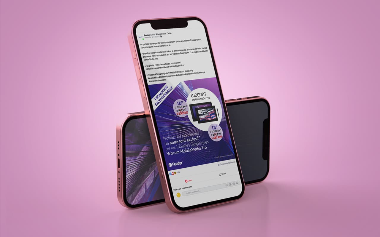 Feeder / EIZO France - Calendrier éditorial, CRM & Community Management