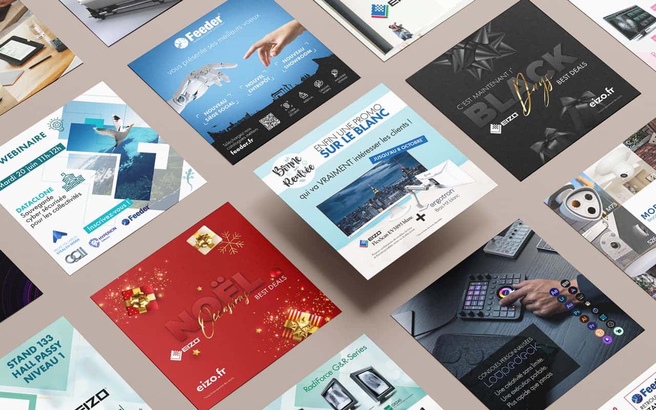 Feeder / EIZO France - Calendrier éditorial, CRM & Community Management