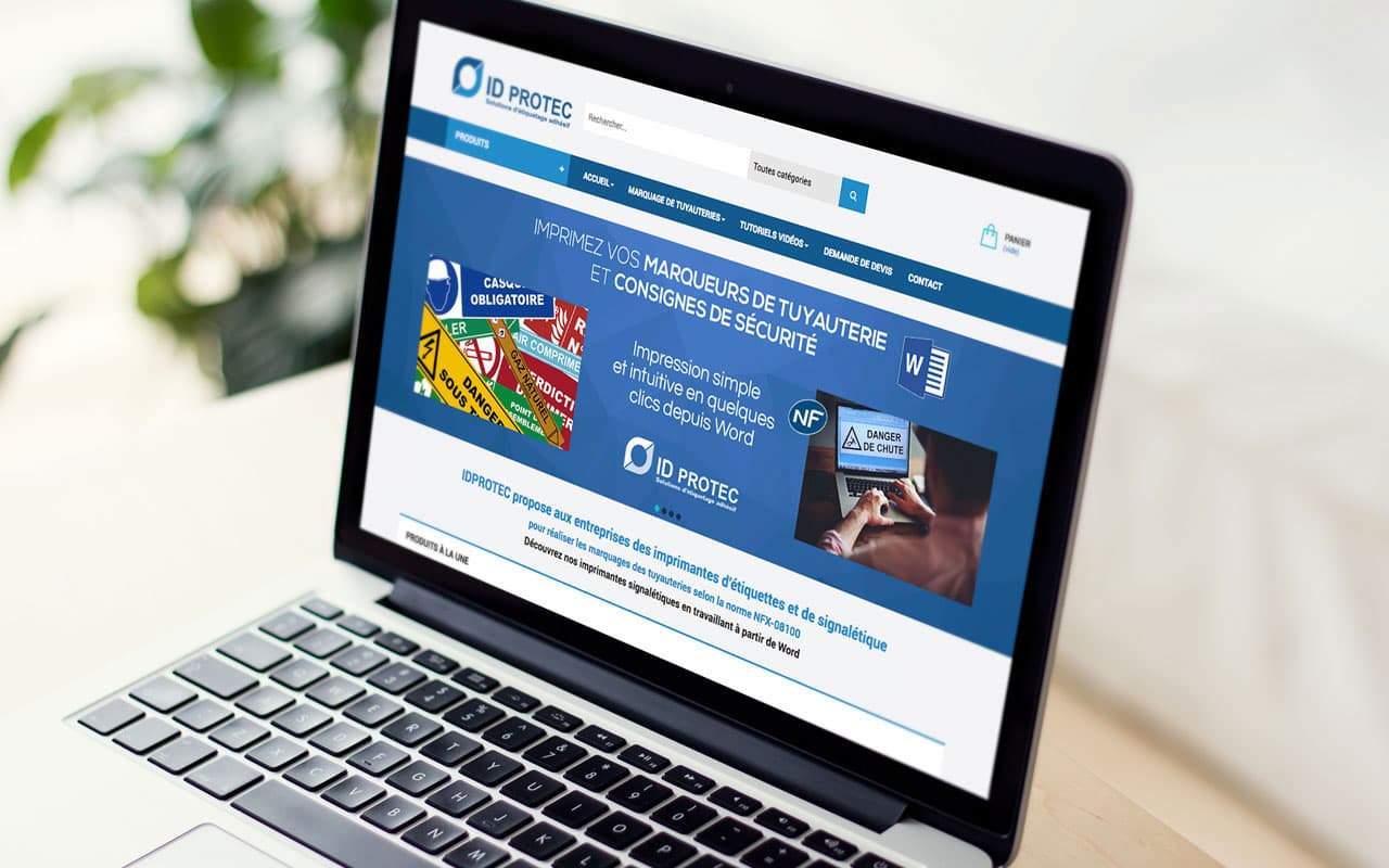 IDPROTEC - Refonte de site internet sur Prestashop