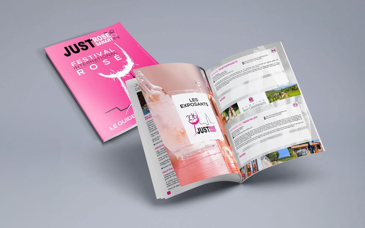 Guide du Festivalier Just'Rosé - Annuaire des exposants, infos sur le festivalé