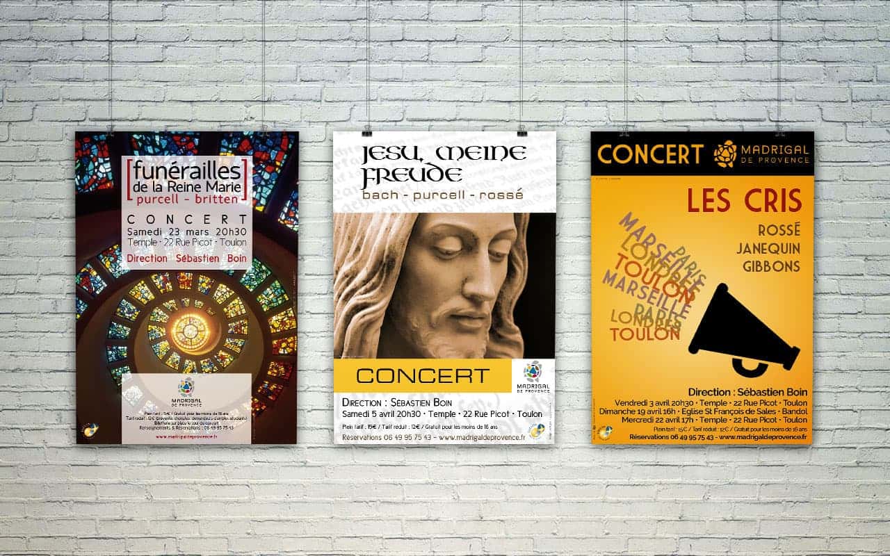 Affiche - Concerts Madrigal de Provence