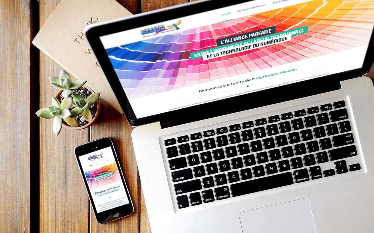 Imprimerie Nesson - Site vitrine HTML5/CSS3