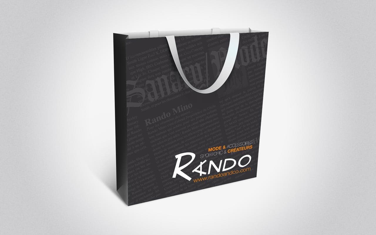 Packaging - Design des sacs du magasins