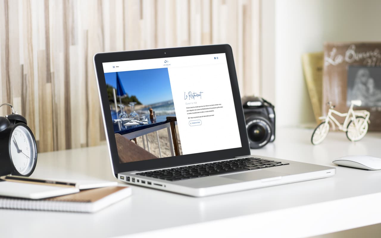 Les Salins - Restauration - Site vitrine Wordpress