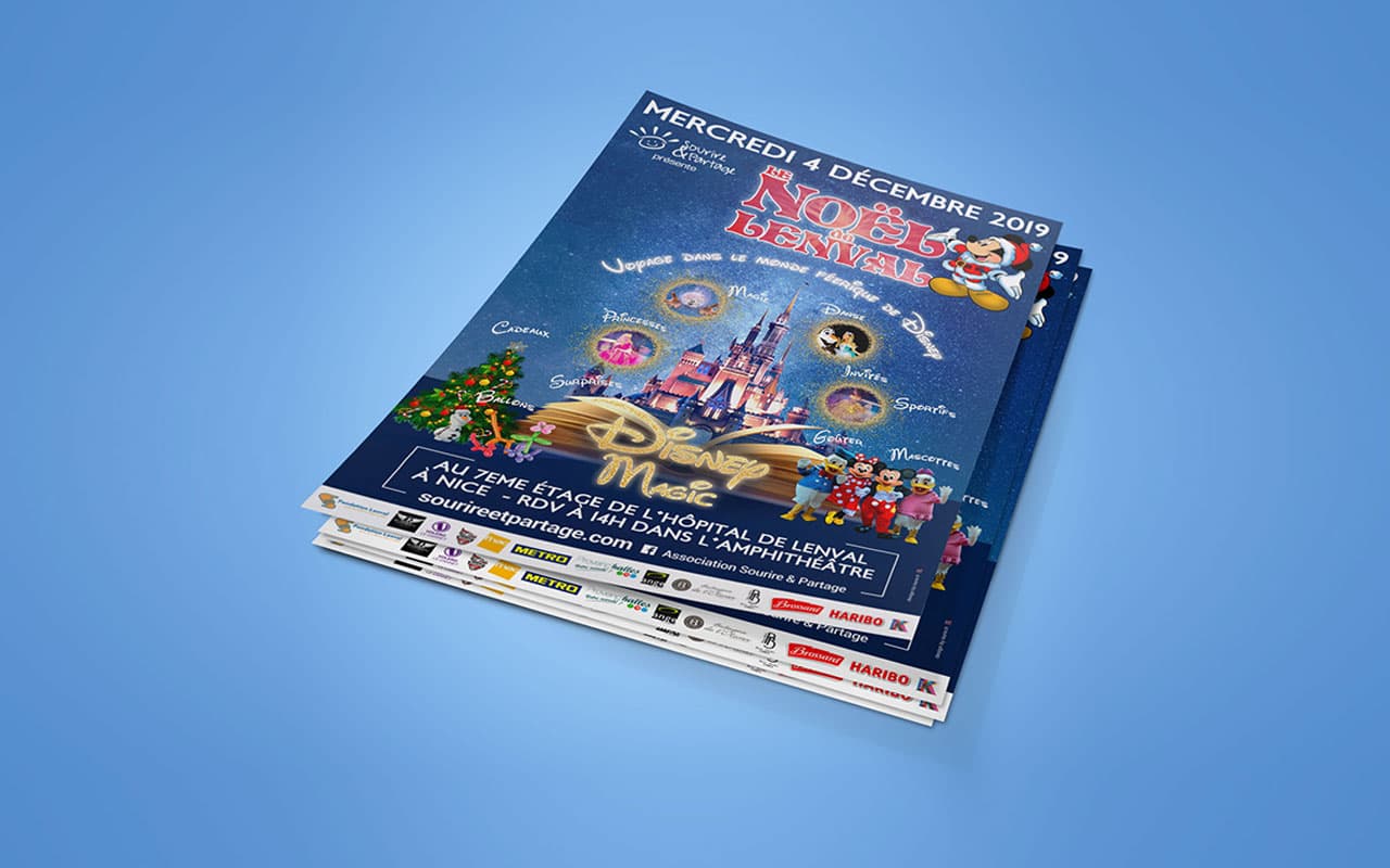 Affiche événement Le Noël de Lenval 2e édition